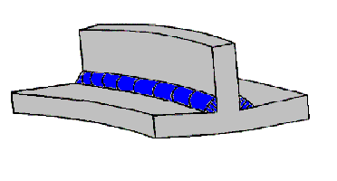 distortion of fillet weld